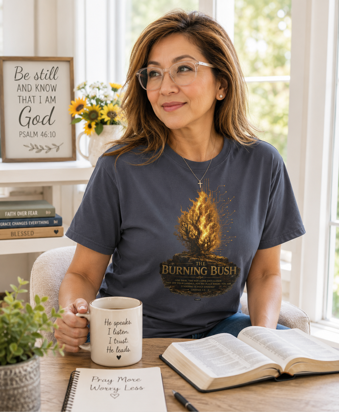DigitalDivine: The Burning Bushes T-Shirt