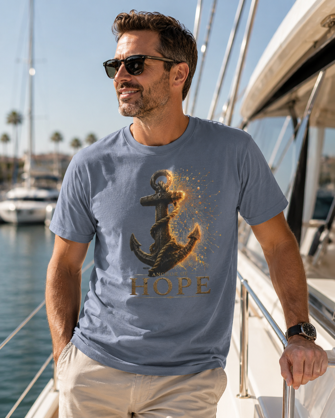 DigitalDivine: Anchor of Hope T-Shirt