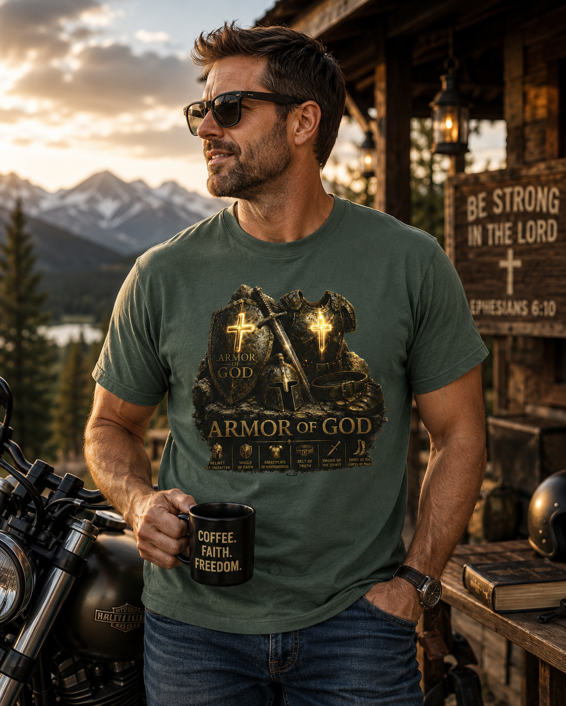 DigitalDivine: Armor Of GOD T-Shirt