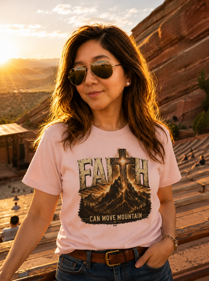 DigitalDivine: FAITH Can Move Mountains T-Shirt