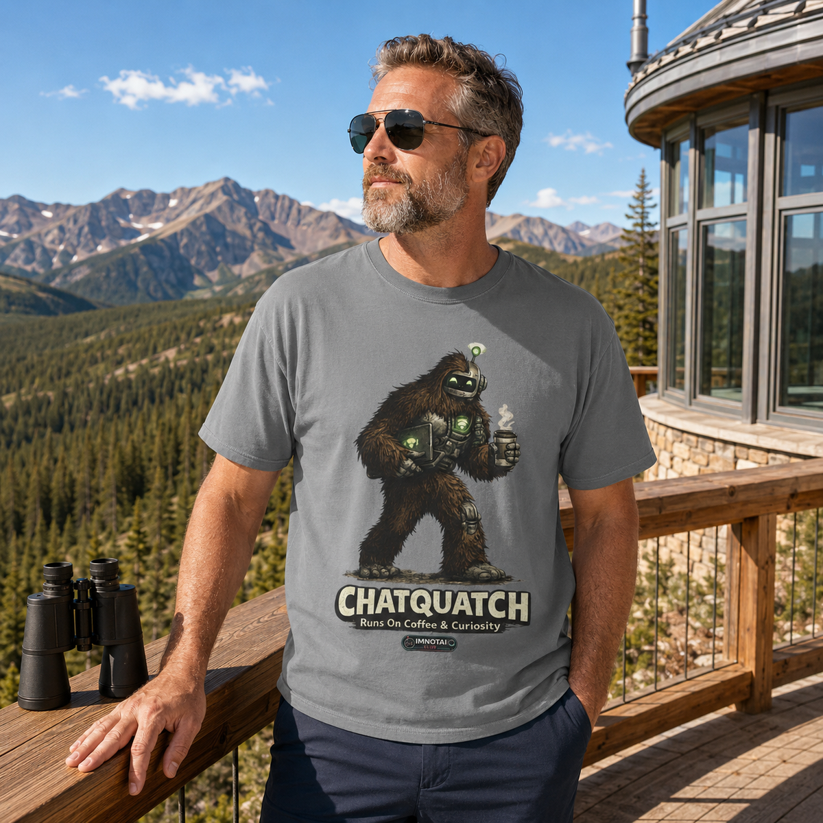 ChatQuatch  — The Ultimate Untraceable Humanoid  T-Shirt