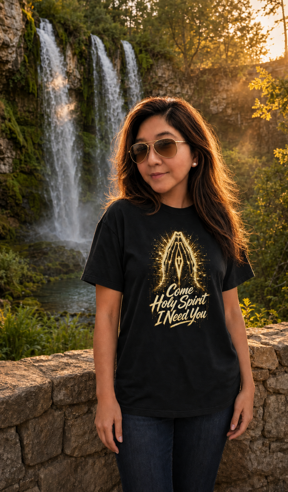 DigitalDivine: Come Holy Spirit I Need You Religious Tee