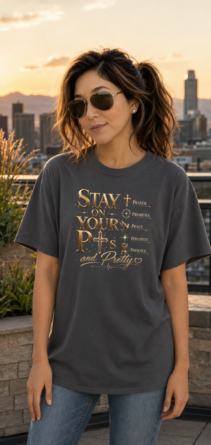 DigitalDivine: Stay On Your P's Motivation Religious Tee