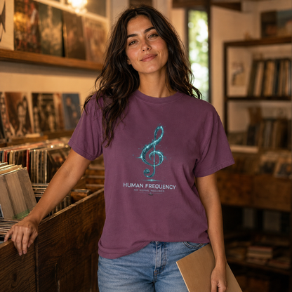 MUSIC: Human Frequency Graphic T-Shirt