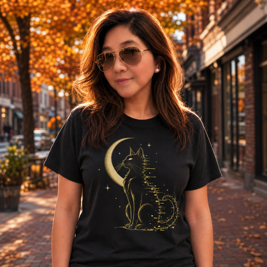 Halloween: Kitty Glitchy T-Shirt