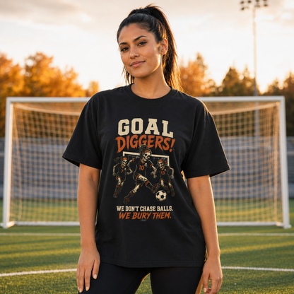 Halloween: Goal Diggers Women's Soccer T-Shirt