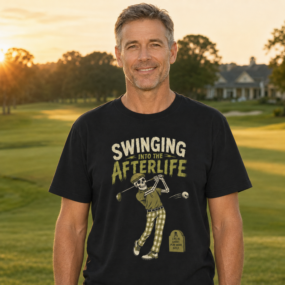 HALLOWEEN: Swinging Into The Afterlife Golf T-Shirt