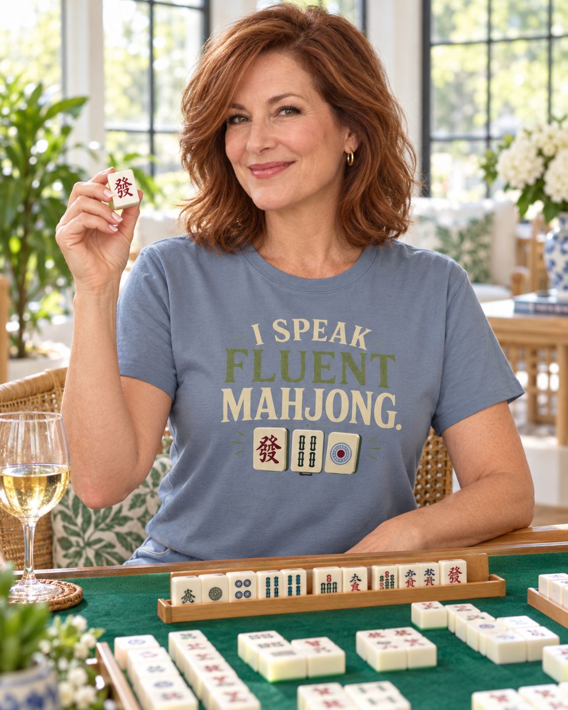 MAHJONG: I Speak Fluent Mahjong T-Shirt