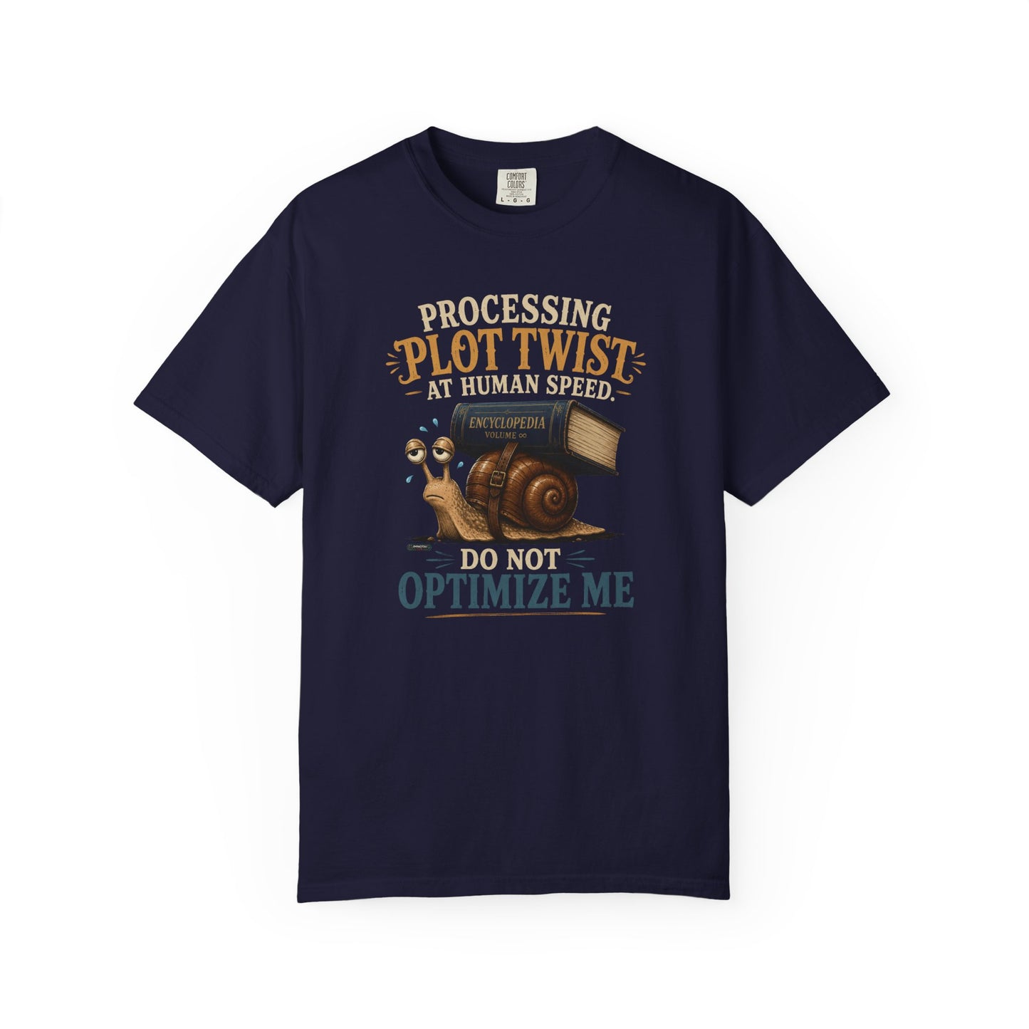 BOOKTee: Processing  Plot Twist At Human Speed. Do not Optimize  Me T-Shirt