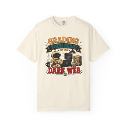 BTS: Grading Your Essay in the Dark Webb - Graphic Tee (Teacher / Parent Humor)