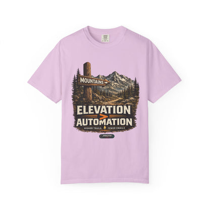 Mountains Elevation is GREATER Than Automation T-Shirt