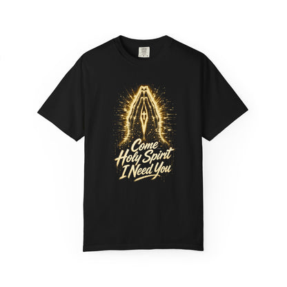 DigitalDivine: Come Holy Spirit I Need You Religious Tee