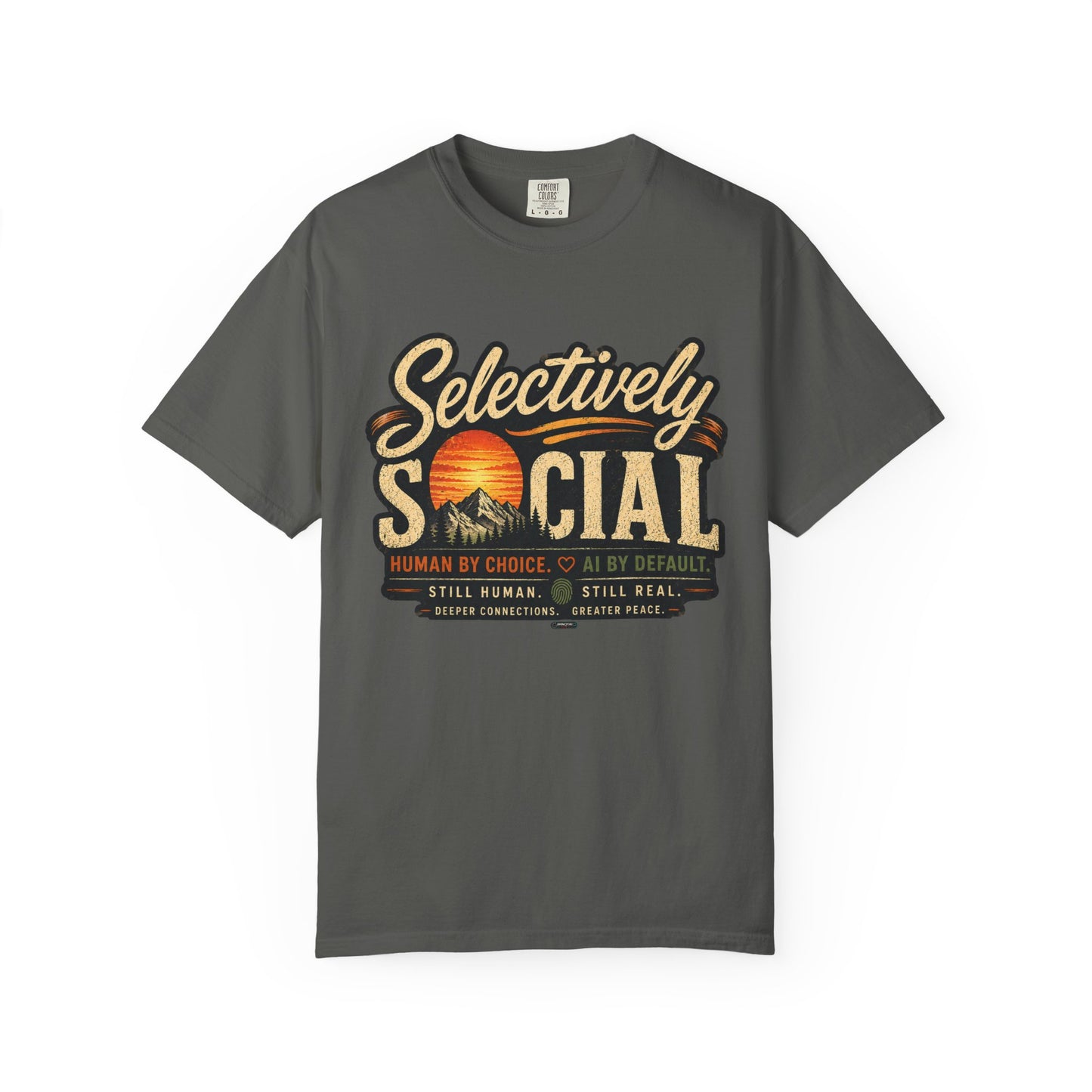 Selectively Social — Vintage Introvert T-Shirt