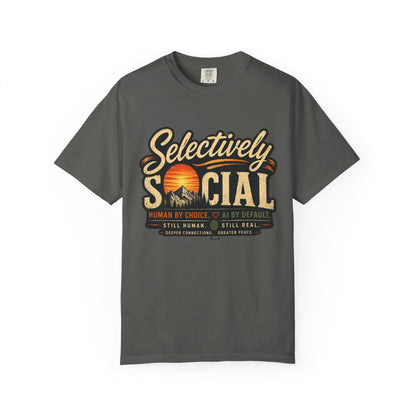 Selectively Social — Vintage Introvert T-Shirt