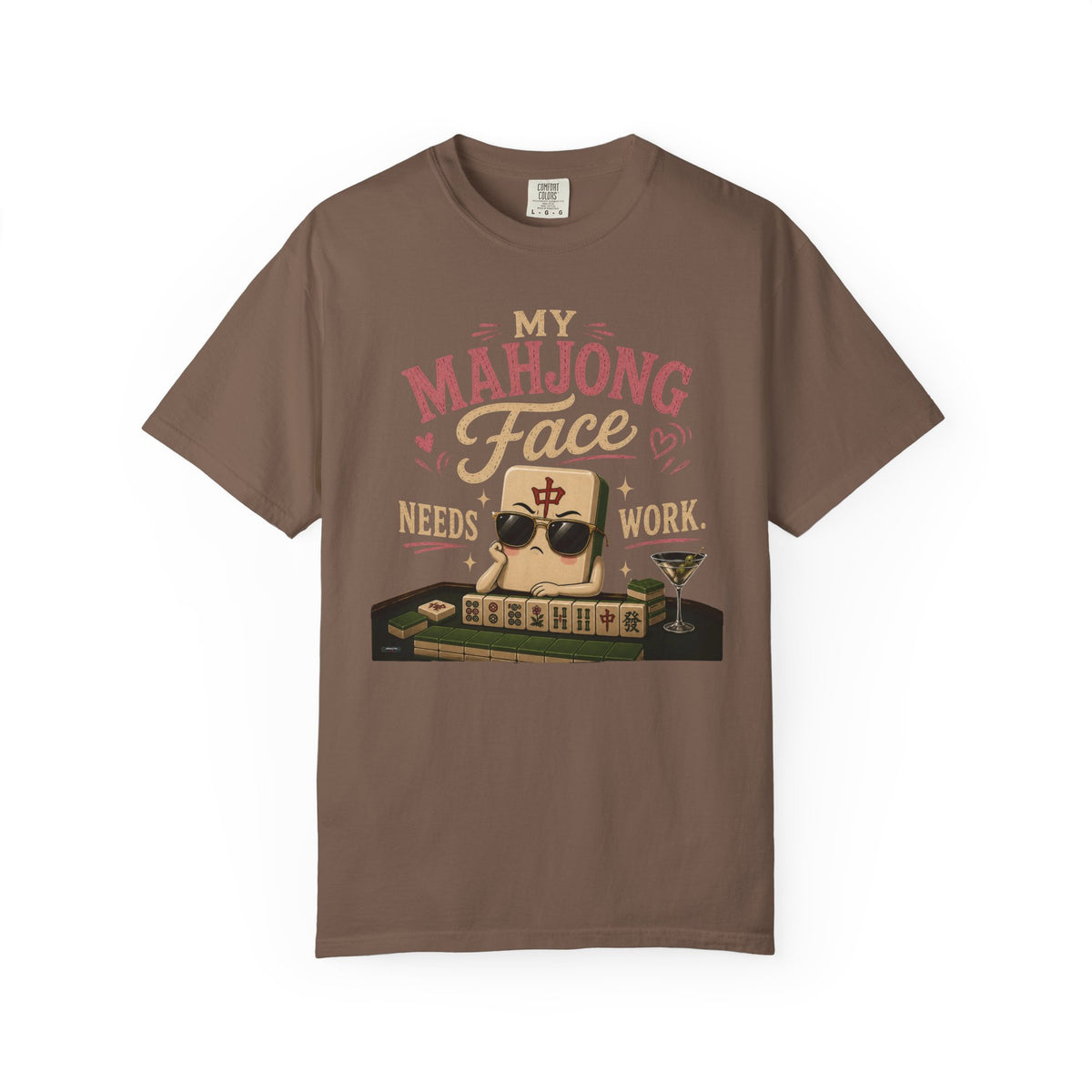 MAHJONG: My Face Need Works  T-Shirt