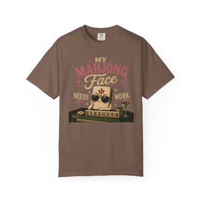 MAHJONG: My Face Need Works  T-Shirt