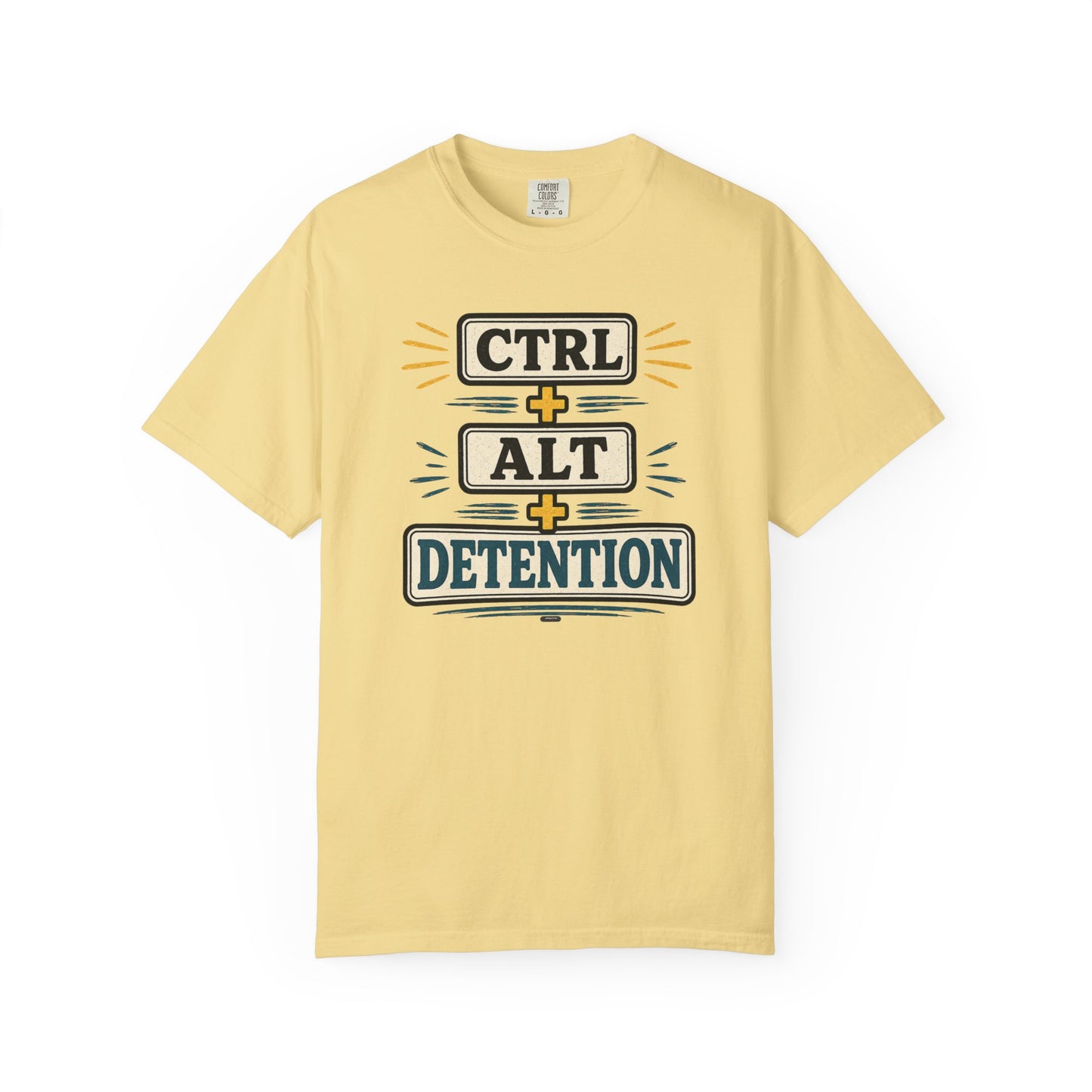 BTS: CTRL + ALT+ DETENTION - Graphic Tee (Teacher / Parent Humor)