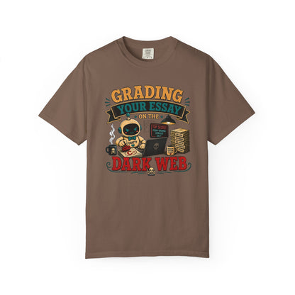 BTS: Grading Your Essay in the Dark Webb - Graphic Tee (Teacher / Parent Humor)