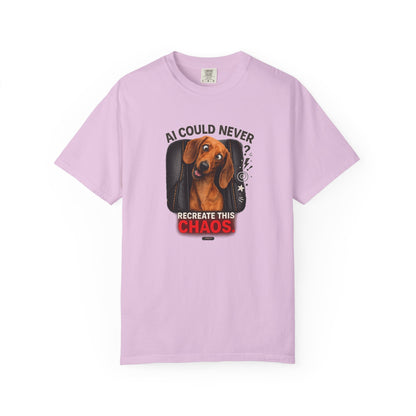 DOG Dachshund: AI Could Never Recreate This Chaos T-Shirt