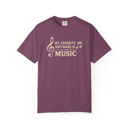 Music "My Favorite Software Is Music" T-Shirt