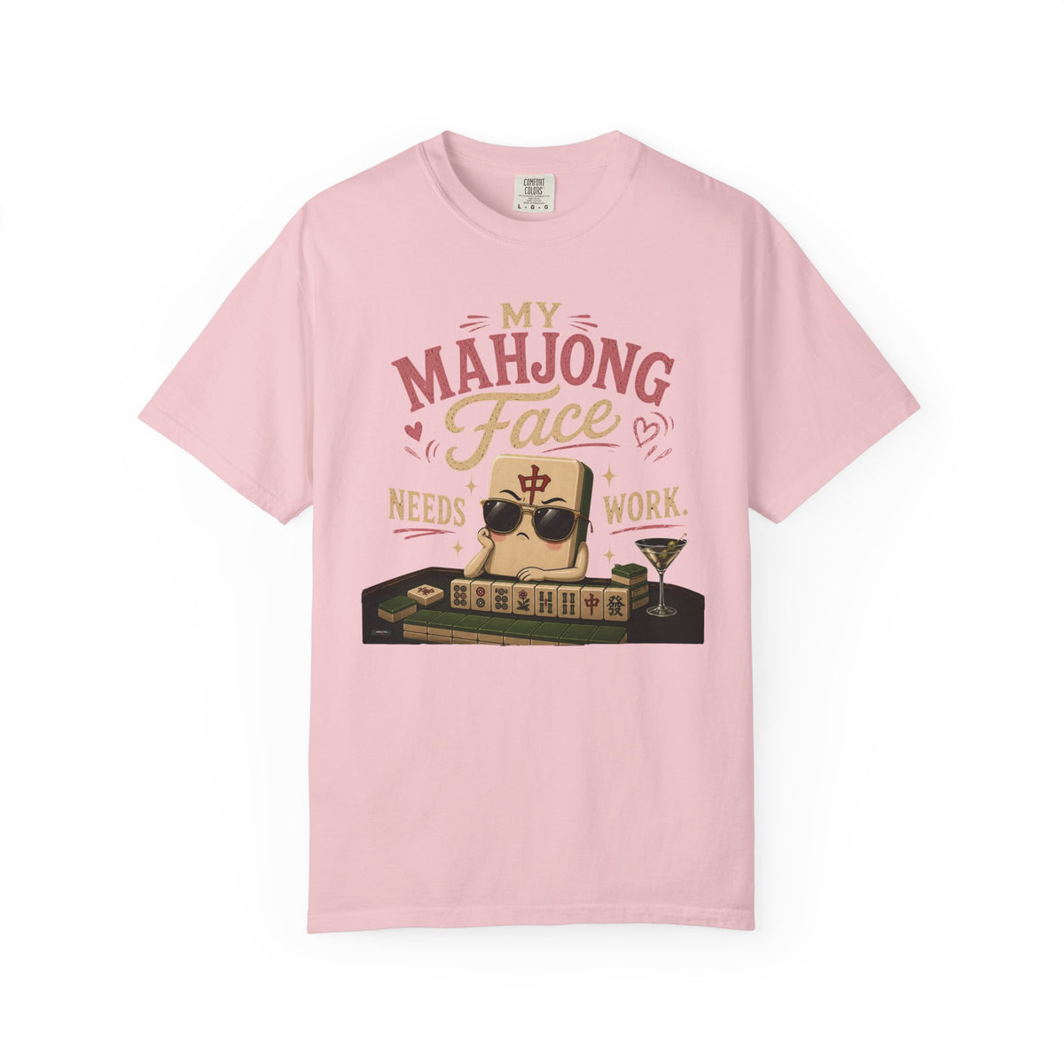 MAHJONG: My Face Need Works  T-Shirt