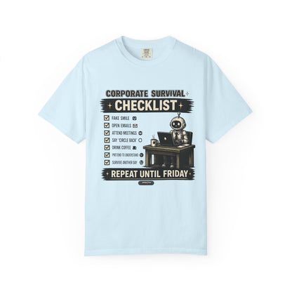 Corporate Survival Checklist T-Shirt