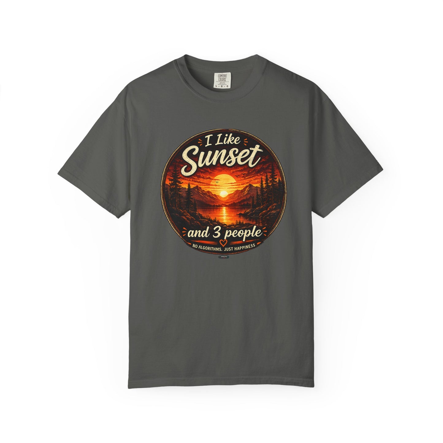 I Like Sunset  and 3 People T-shirt