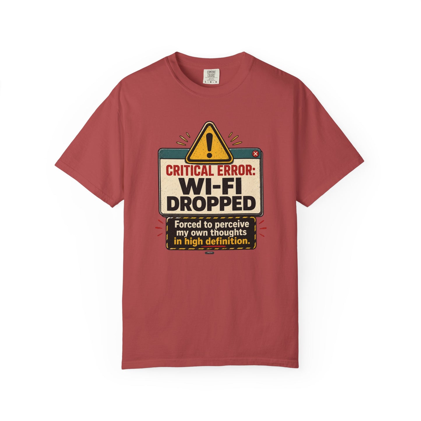 Wi‑Fi Dropped Funny Internet Error Graphic Tee