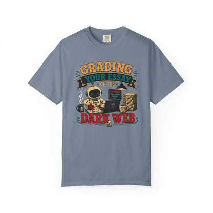 BTS: Grading Your Essay in the Dark Webb - Graphic Tee (Teacher / Parent Humor)