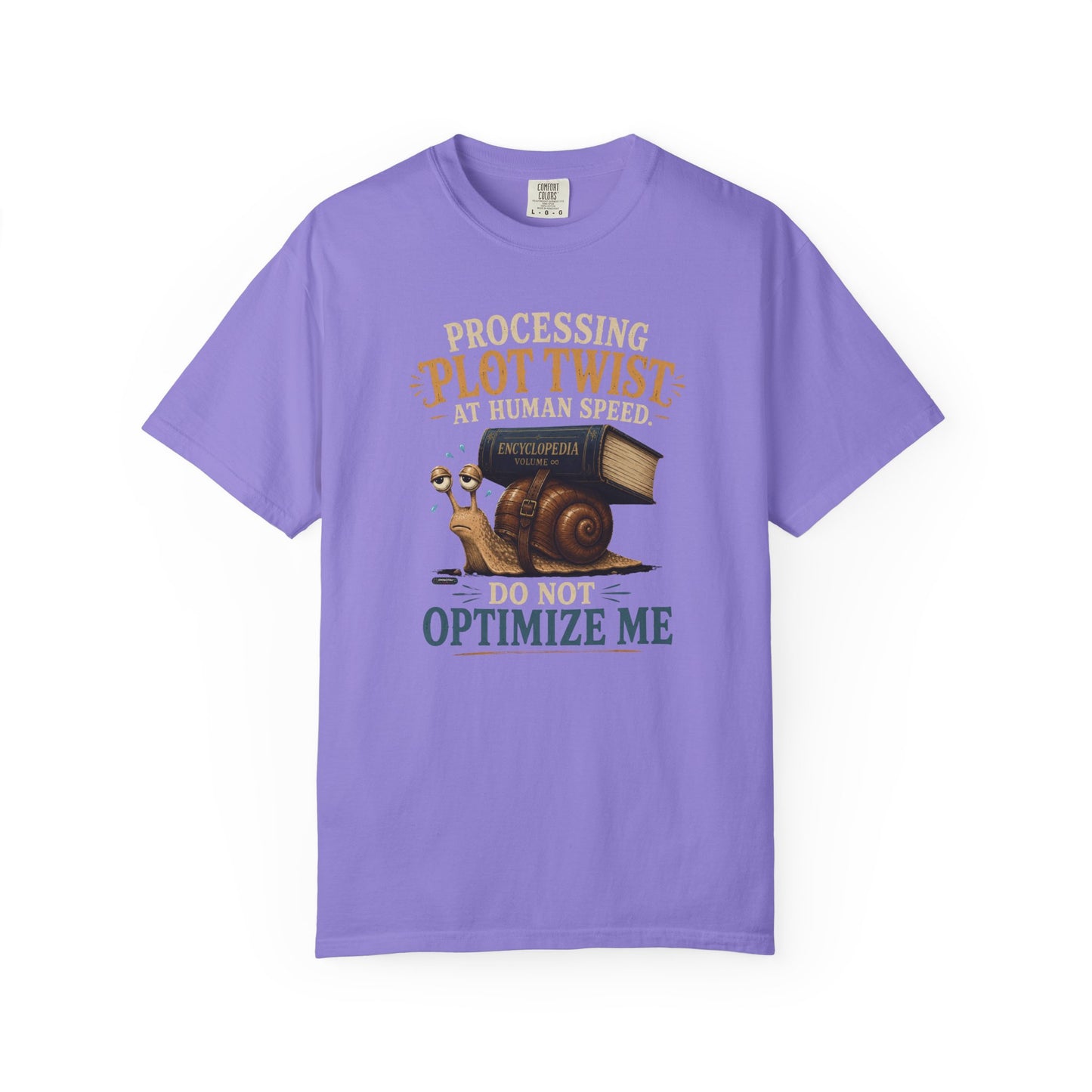 BOOKTee: Processing  Plot Twist At Human Speed. Do not Optimize  Me T-Shirt