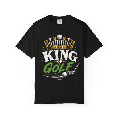 King of Golf T-Shirt — Crowned Golfer Graphic Tee