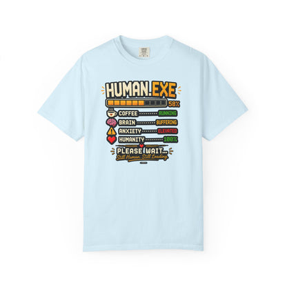 Human.EXE Loading Funny Graphic T-shirt