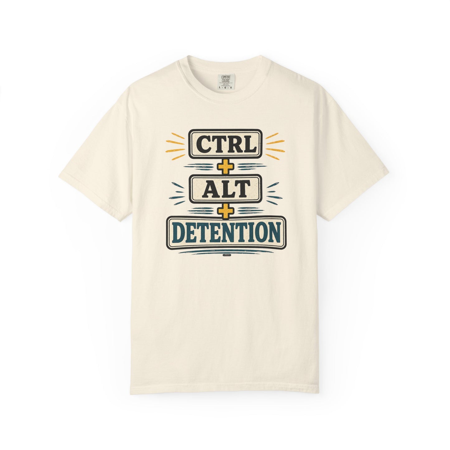 BTS: CTRL + ALT+ DETENTION - Graphic Tee (Teacher / Parent Humor)