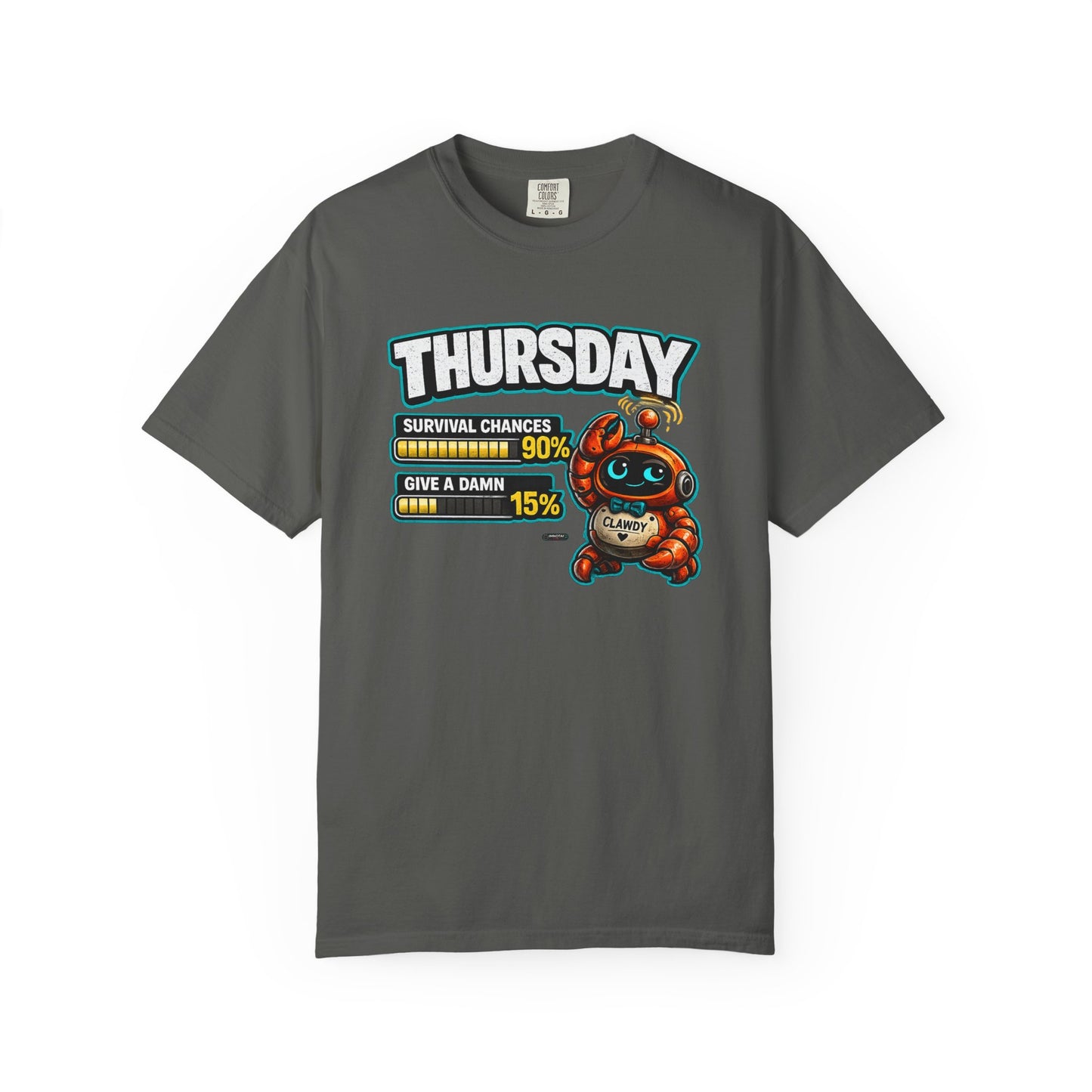 THURSDAY: Survival Chances 90%, Give a Damn 15%