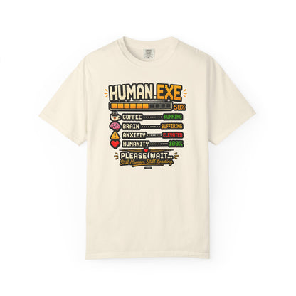 Human.EXE Loading Funny Graphic T-shirt