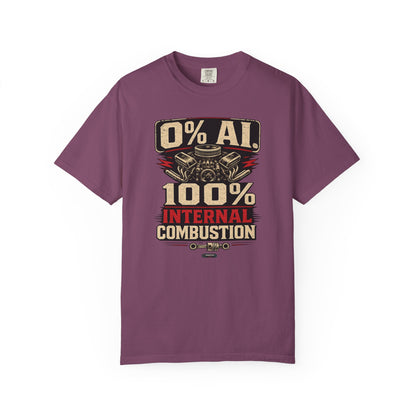 CLASSIC CAR 0% AI. 100% Internal Combustion T-Shirt