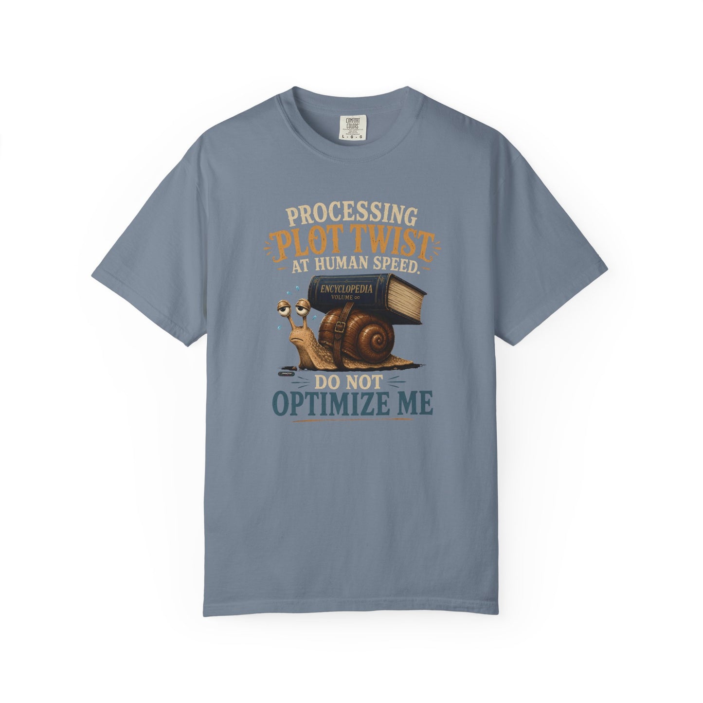 BOOKTee: Processing  Plot Twist At Human Speed. Do not Optimize  Me T-Shirt