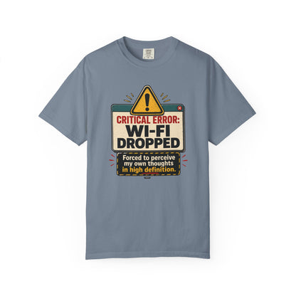 Wi‑Fi Dropped Funny Internet Error Graphic Tee