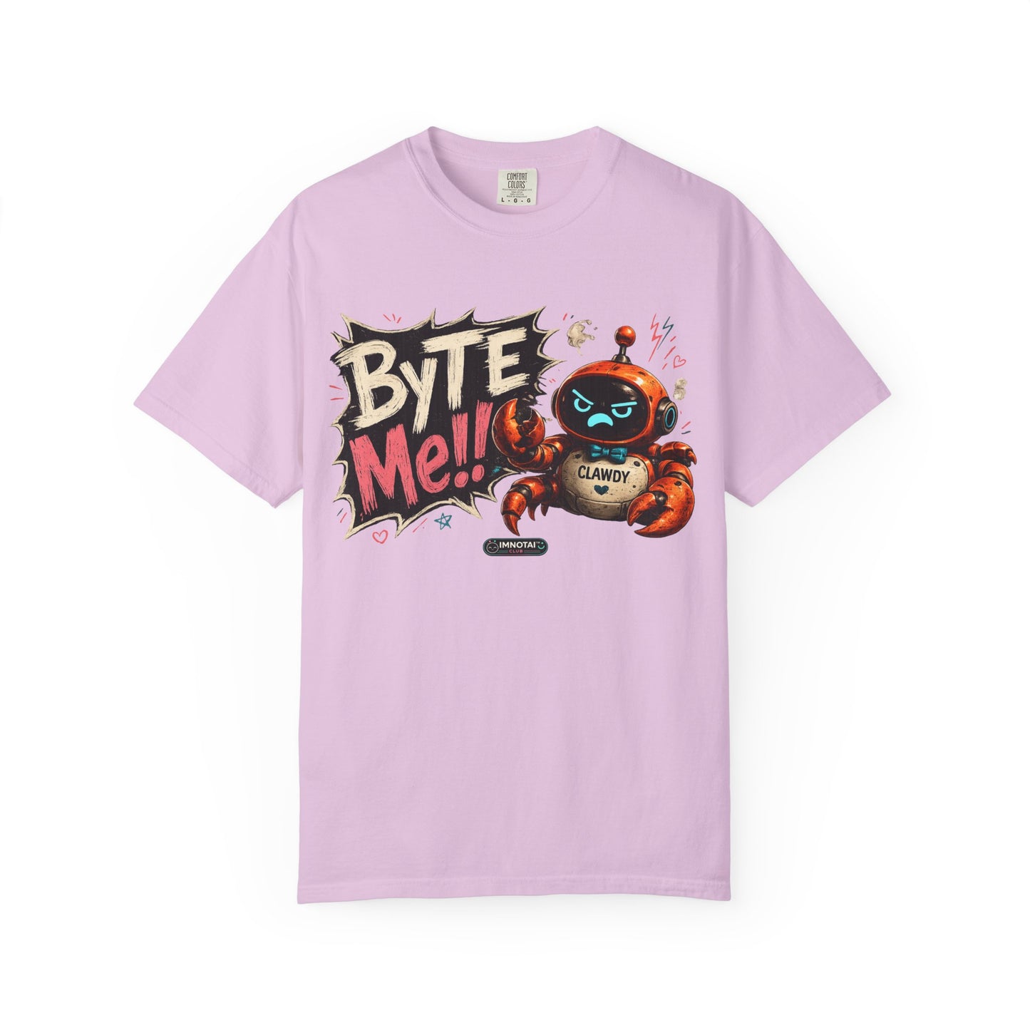 Clawdy "Byte Me" Graphic T-Shirt