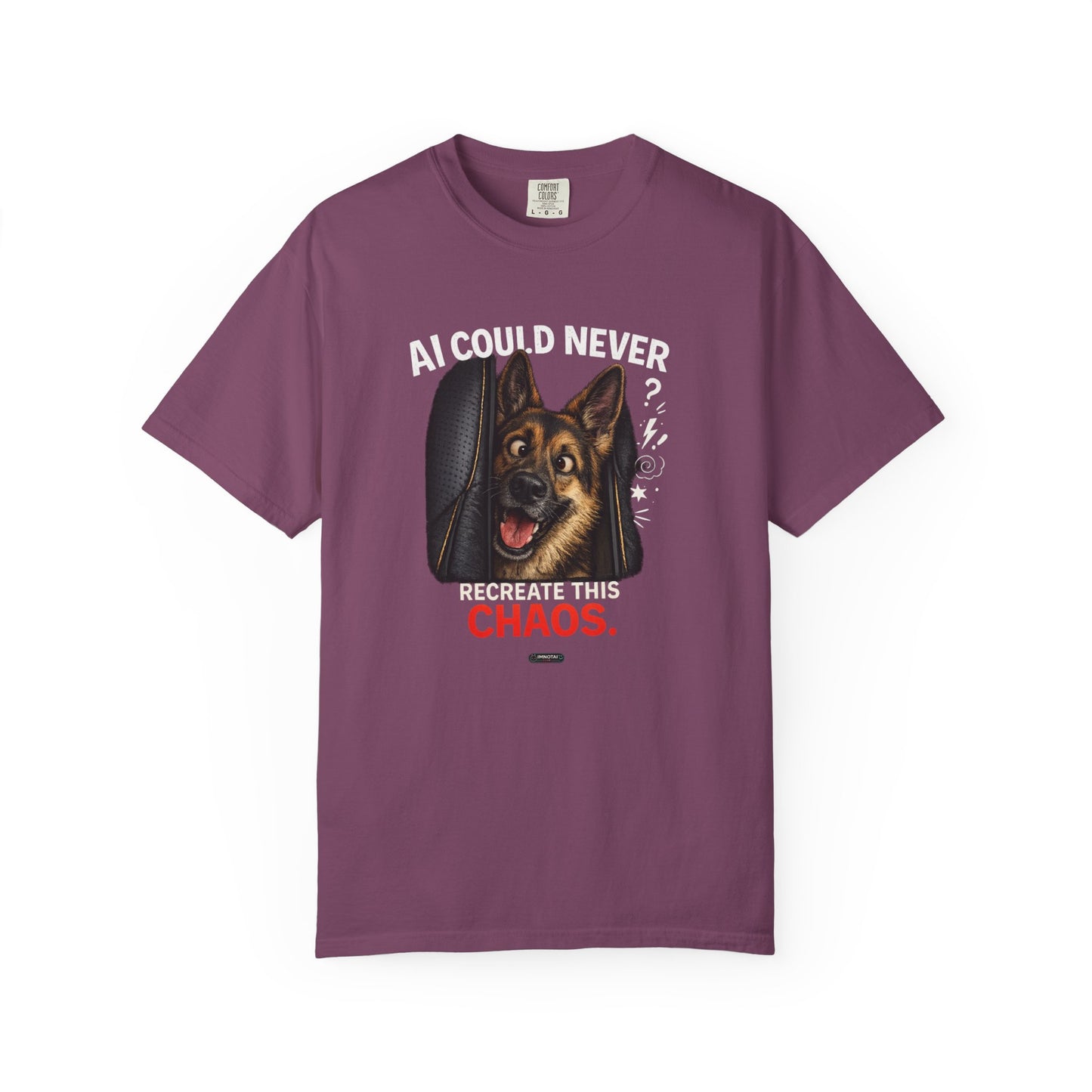 DOG German Shepherd: AI Could Never Recreate This Chaos T-Shirt