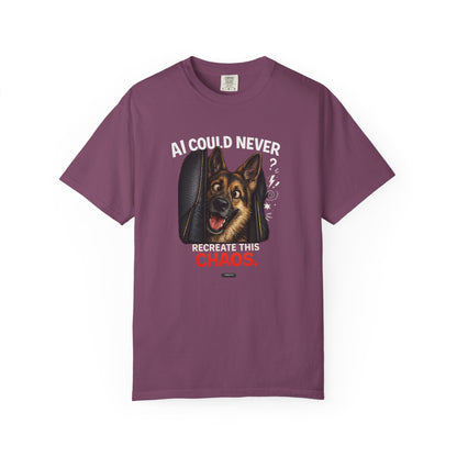 DOG German Shepherd: AI Could Never Recreate This Chaos T-Shirt