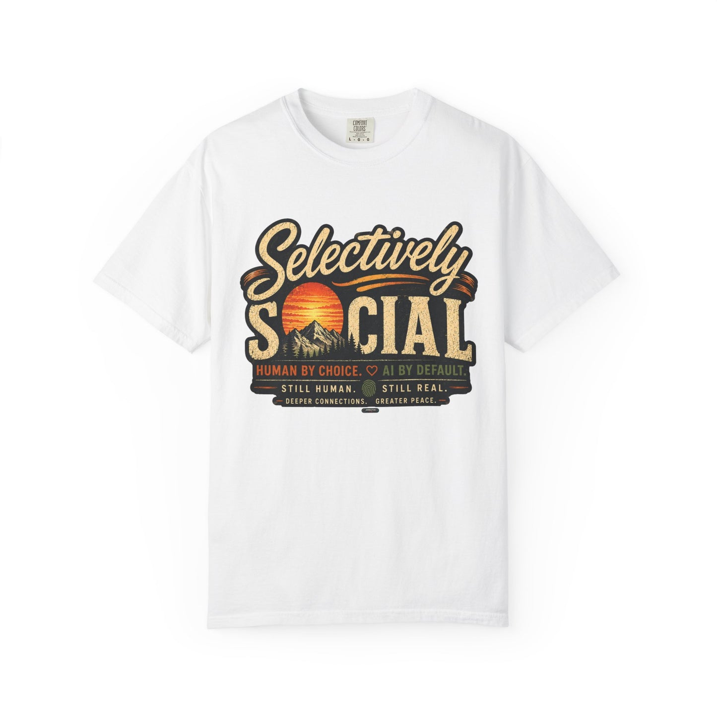 Selectively Social — Vintage Introvert T-Shirt