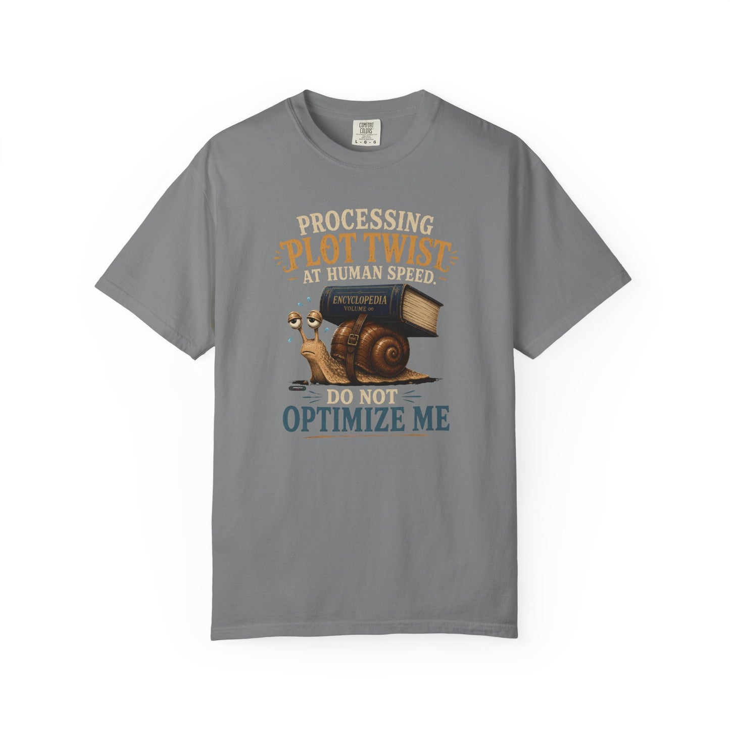 BOOKTee: Processing  Plot Twist At Human Speed. Do not Optimize  Me T-Shirt
