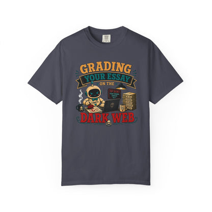 BTS: Grading Your Essay in the Dark Webb - Graphic Tee (Teacher / Parent Humor)