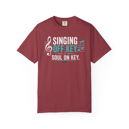 MUSIC: Singing  Off  Key. Soul On Key T-Shirt