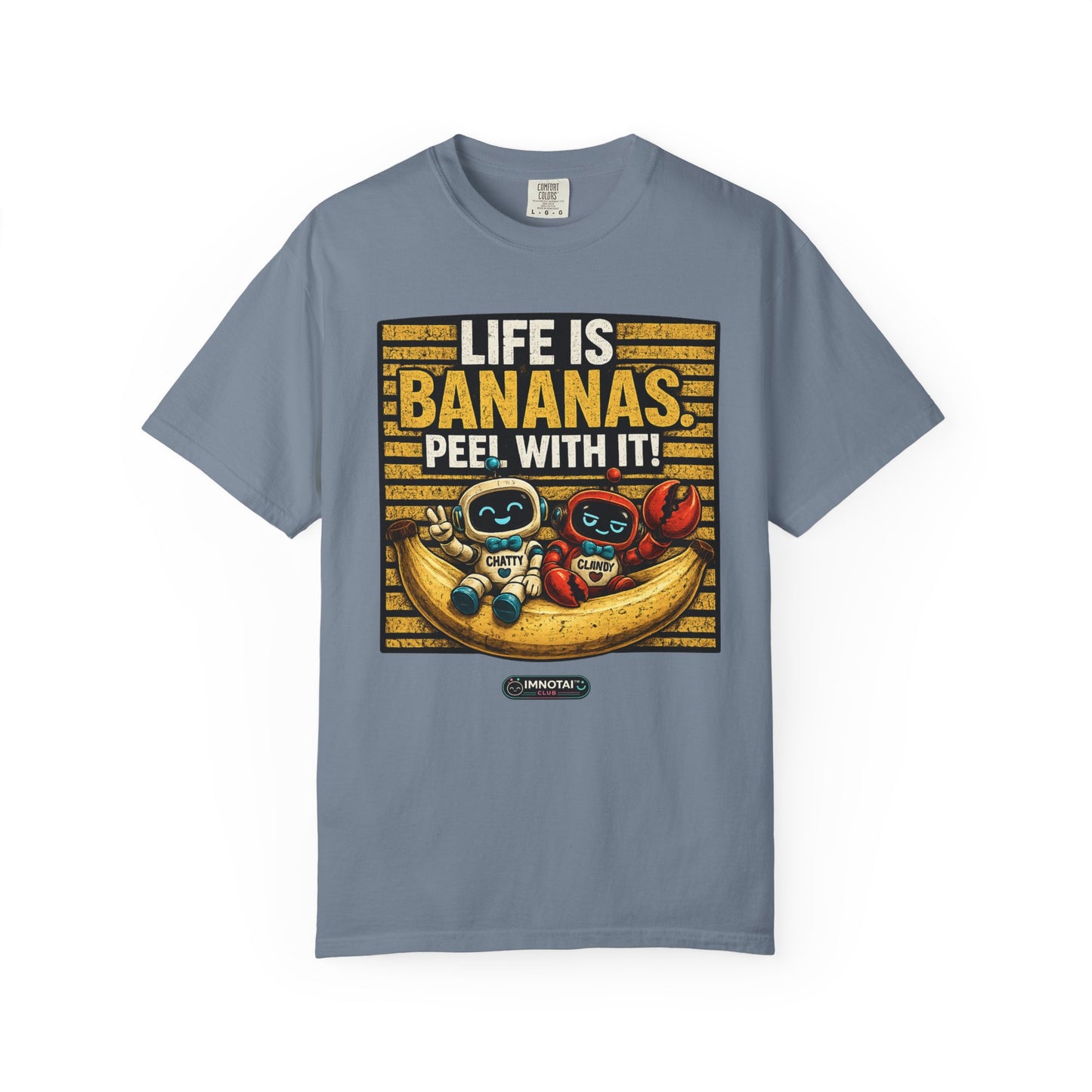 Life Is Bananas. Peel With It!" Retro T-Shirt
