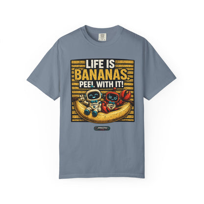 Life Is Bananas. Peel With It!" Retro T-Shirt