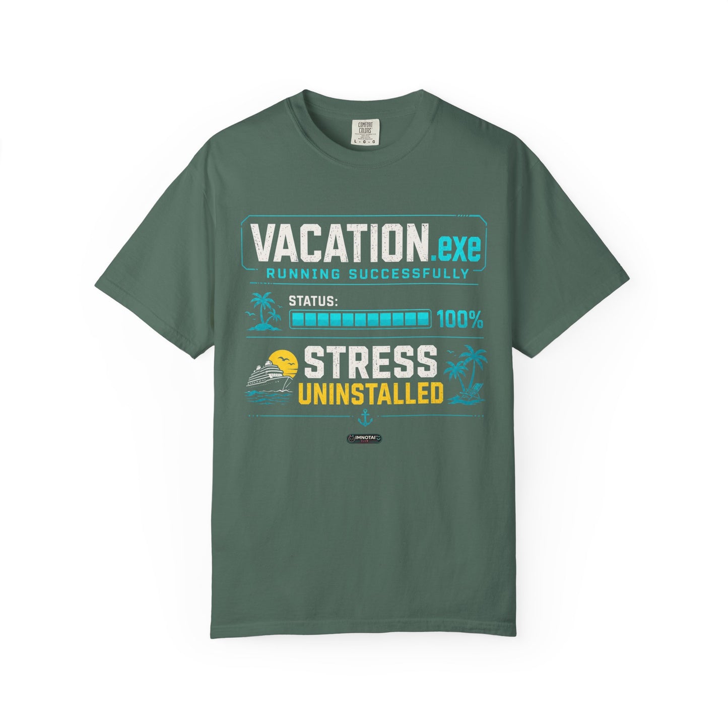 Vacation.exe — Stress Uninstalled T-Shirt