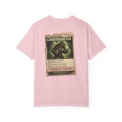 Chatquatch Sighting T-Shirt — Vintage Cryptid Poster Graphic Tee