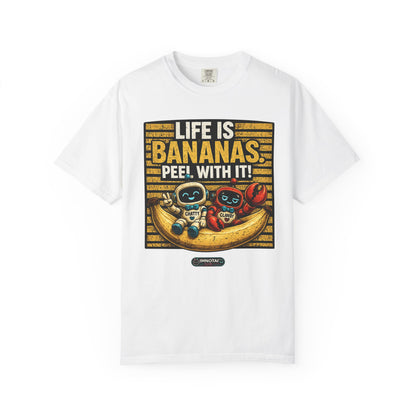 Life Is Bananas. Peel With It!" Retro T-Shirt